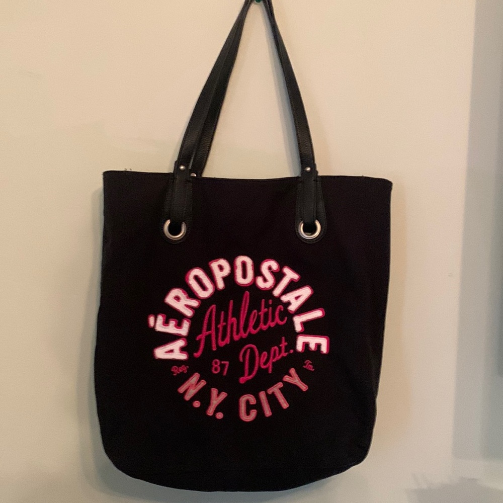 Aeropostale canvas tote bag